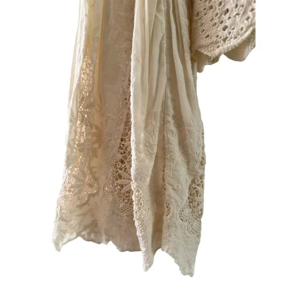 Free People Once Upon A Time Lace Blouse